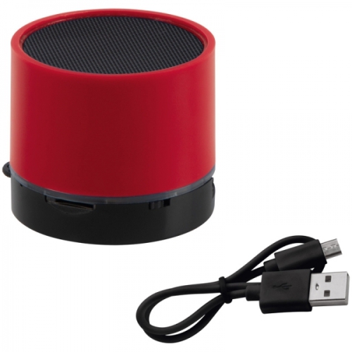 Głośnik Bluetooth TAIFUN czerwony 092505 (2)
