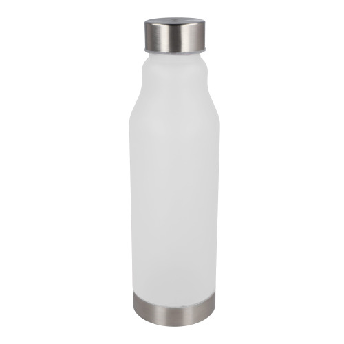 Matowa butelka R-PET 600ml Ecru / biały LT98824-N5401 (1)