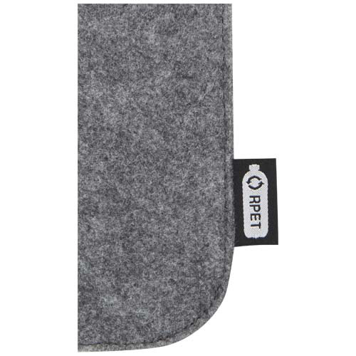 Felta woreczek na okulary wykonany z materiałów z recyklingu z certyfikatem GRS Średnioszary 13007682 (5)