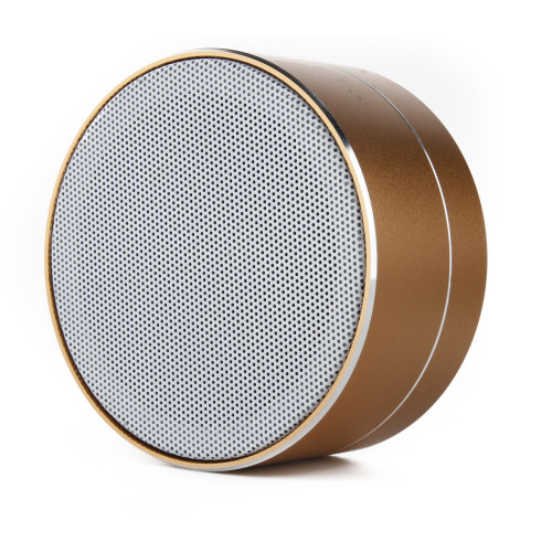 Podświetlany głośnik Bluetooth Złoty EG 026198 (2)