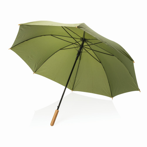 Bambusowy parasol automatyczny 27" AWARE™ RPET Zielony P850.667 (3)