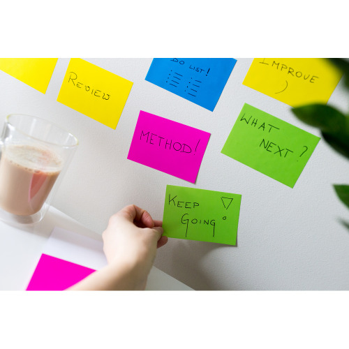 Elektrostatyczne karteczki samoprzylepne | Rolly Pomarańczowy VA126-07 (9)