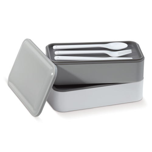Lunchbox Bento Szary / biały LT91107-N6101 (2)