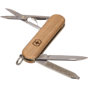 Nóż wielofunkcyjny Victorinox Classic SD Wood Brązowy