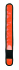 Taśma na ramię z diodą pomarańczowy MO8879-10 (2) thumbnail