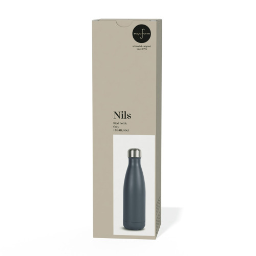 Sagaform Nils Butelka stalowa 500ml Szary LT52017-N0061 (1)