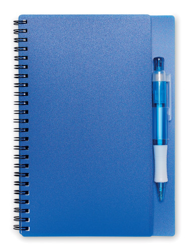 Notes z długopisem. 80 kartek przezroczysty niebieski KC6750-23 