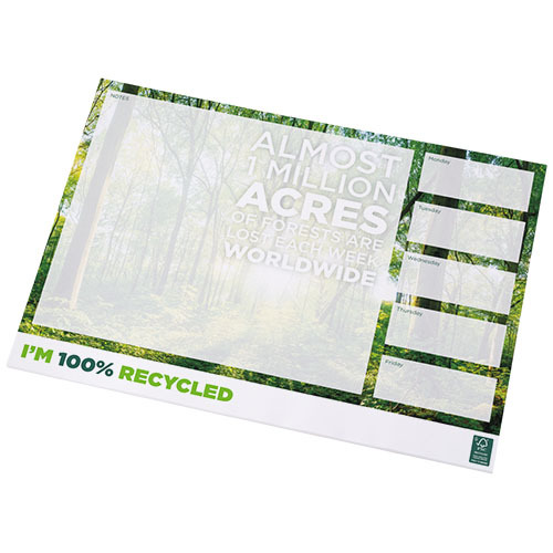 Notatnik  Desk-Mate®  w formacie A3 z materiałów z recyklingu Biały 21279014 