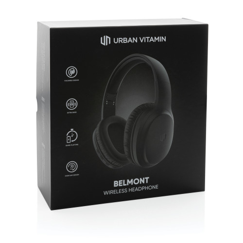 Bezprzewodowe słuchawki nauszne Urban Vitamin Belmond Czarny P329.761 (14)