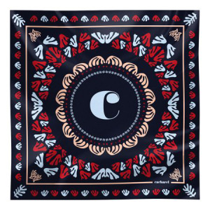 Szal Vivienne Navy Granatowy