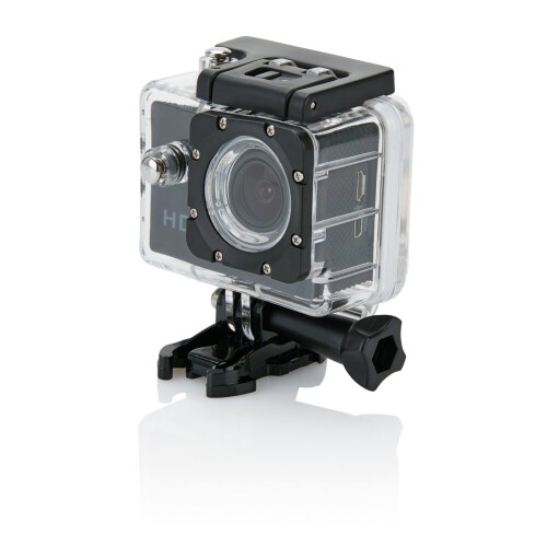 Kamera sportowa HD z 11 akcesoriami czarny, czarny P330.051 