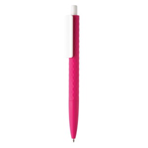 Długopis X3 z przyjemnym w dotyku wykończeniem różowy