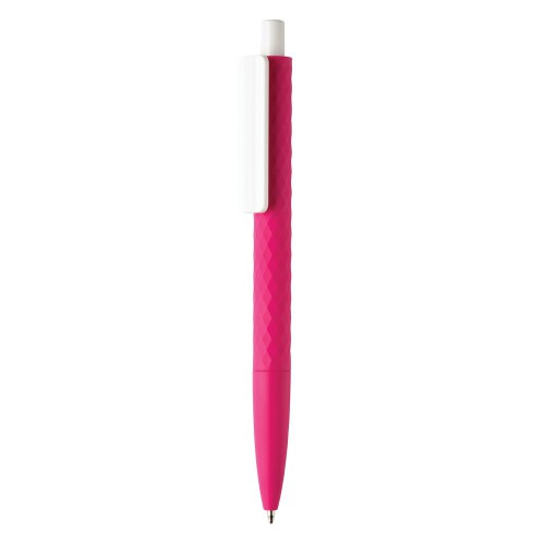 Długopis X3 z przyjemnym w dotyku wykończeniem różowy V1999-21 