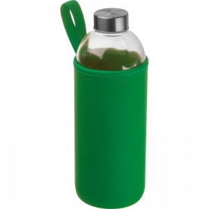 Butelka szklana z pokrowcem 1000 ml JESSICA Zielony
