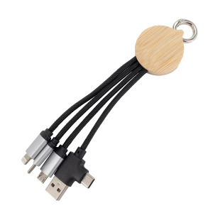 Kabel 4w1 z podświetlanym logo, LH-ZMU05