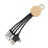 Kabel 4w1 z podświetlanym logo, LH-ZMU05 Beżowy EG059213 (1) thumbnail