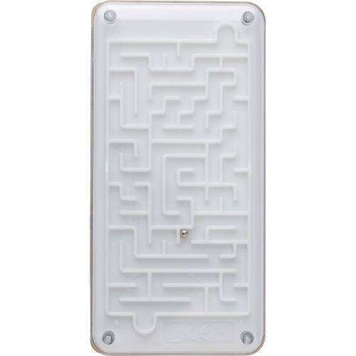 Kalkulator, gra labirynt z kulką, panel słoneczny Drewno V8303-17 (3)