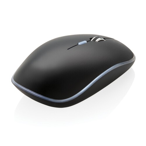 Bezprzewodowa mysz komputerowa z podświetleniem logotypu czarny P300.321 