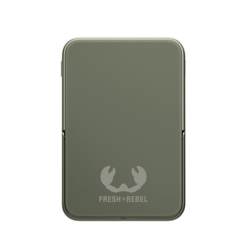 Fresh 'n Rebel Powerbank bezprzewodowy 10000 mAh kompatybilny z MagSafe Dried Green LT49745-N0049 (7)