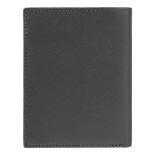 Portfel Double B Saffiano Black Szary HLO526H (2)