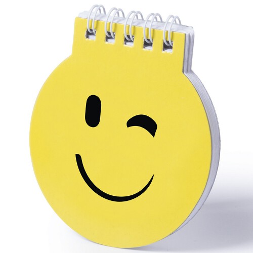 Notatnik "uśmiechnięta buzia" (smile) żółty V2834-08B 