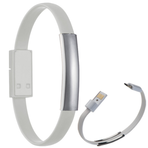 Bransoletka do transferu danych z micro USB LE PORT Biały 039806 