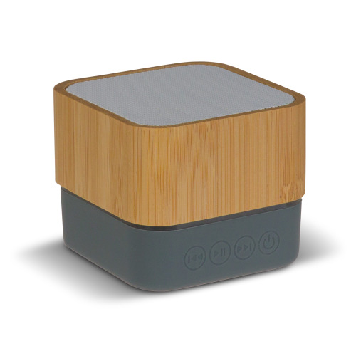 Speaker bamboo square 3W Szary LT91290-N0061 