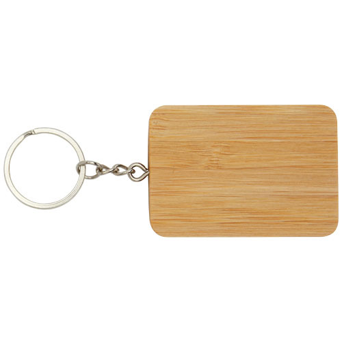 Reel chowany kabel do ładowania 6 w 1 w formie bambusowego breloka Piasek pustyni 12432906 (3)