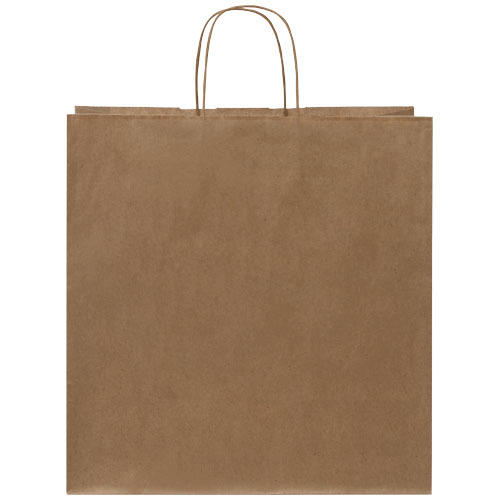 Torba z papieru Kraft ze skręconymi uchwytami – 34 x 20 x 35 cm Kraftowy brąz 1PQ00606 (1)