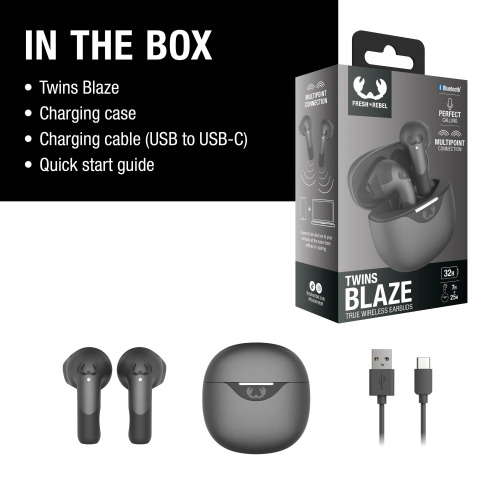 3TW2200 I Fresh 'n Rebel Twins Blaze - True Wireless earbuds with ENC Stalowoszary LT49729-N0035 (1)