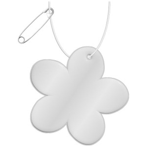RFX™ reflective odblaskowa zawieszka z PVC, kwiat