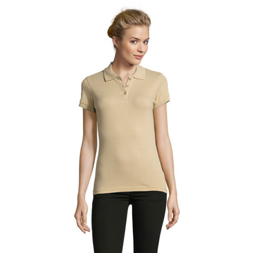 PERFECT Damskie POLO 180g Sand S11347-SA-M 
