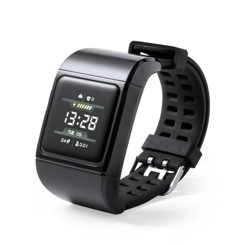Monitor aktywności, bezprzewodowy zegarek wielofunkcyjny, bezprzewodowe słuchawki douszne czarny V0551-03 (1)