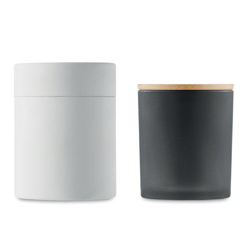 Świeca woskowa roślinna 280 gr Czarny MO6621-03 (3)