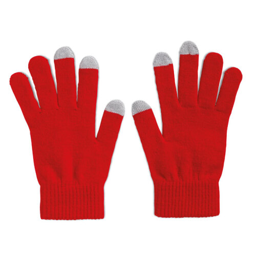 Rękawiczki do smartfona czerwony MO7947-05 (2)