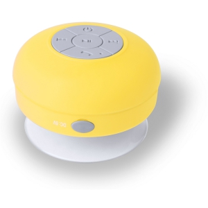 Głośnik Bluetooth, stojak na telefon żółty