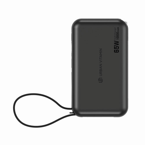 Ładowarka 2 w 1, power bank do laptopa 10000 mAh, 65W Eureka Czarny P301.9901 (13)