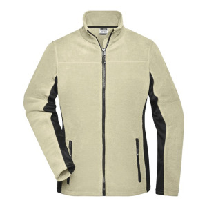 Bluza Polarowa Damska Slim Z Zamkiem - Navy & Navy