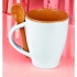 Zestaw do kawy ceramiczny PALERMO 250 ml pomarańczowy 509510 (2) thumbnail