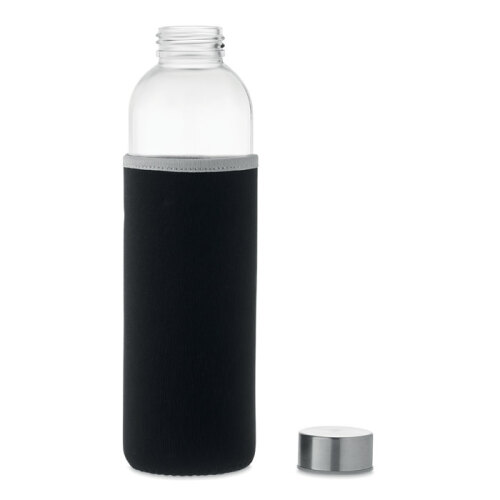 Szklana butelka w etui 750ml czarny MO6545-03 (4)