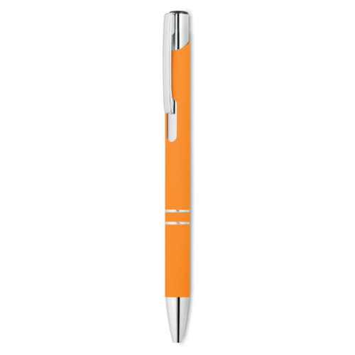 Długopis z gumowym wykończenie pomarańczowy MO8857-10 (1)