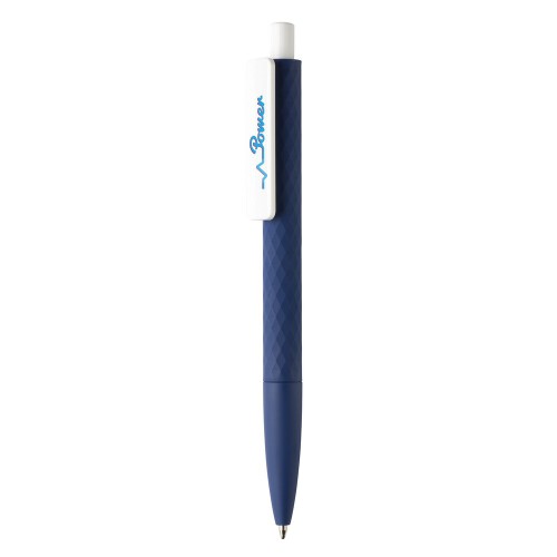 Długopis X3 z przyjemnym w dotyku wykończeniem granatowy V1999-04 (3)