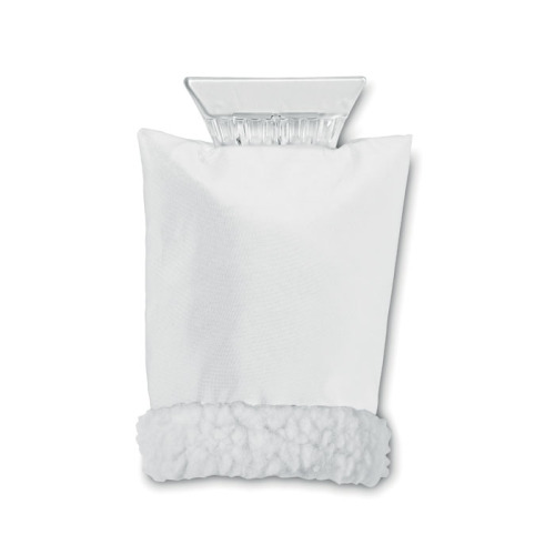 Skrobaczka do szyb z rękawicą Biały MO7780-06 (1)