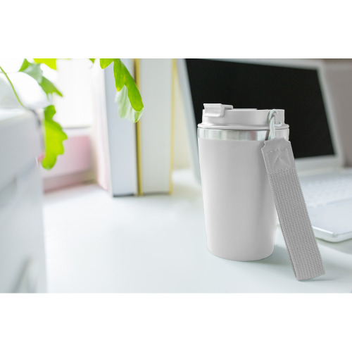 Kubek termiczny 350 ml | Nairod Biały VA057-02 