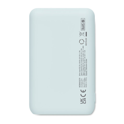 Power bank 5000 mAh Baby Blue MO2279-66 (1)