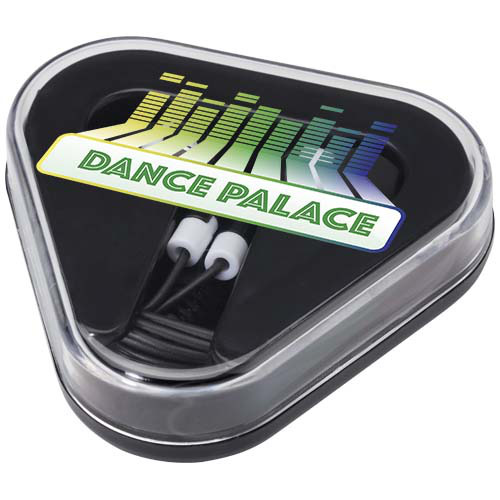 Rebel słuchawki douszne z pudełkiem do przechowywania z tworzyw sztucznych pochodzących z recyklingu Czarny 12443990 (1)