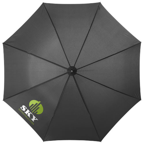 Parasol automatyczny Lisa 23'' z drewnianą rączką Czarny 19547903 (1)