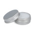 Okrągła puszka aluminiowa z recyklingu Lipbalm Srebrny LT90488-N0005 (2) thumbnail