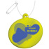RFX™ reflective owalna odblaskowa zawieszka z TPU Neonowy żółty 1PR08713 (1) thumbnail