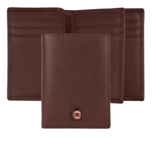 Etui na karty with flap Bond Brown Brązowy NLF202Y 